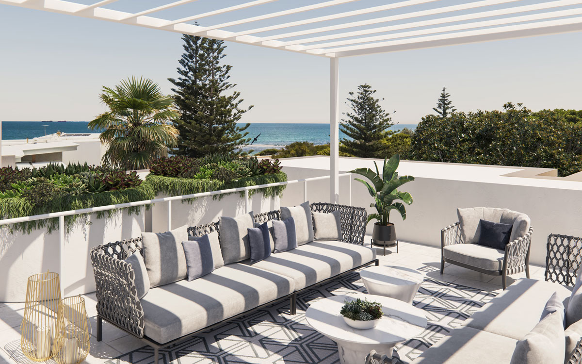 Elizabeth-private-roofdeck-day Elizabeth Residences Kitchen Light Scheme